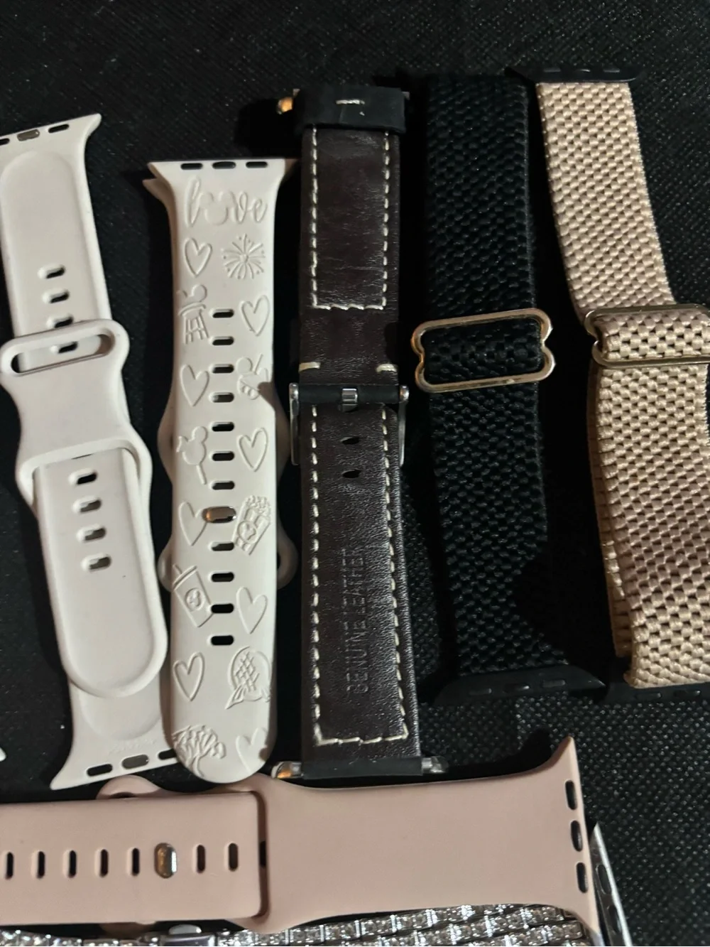 Assorted Apple Watch Bands - Pink & White Options
